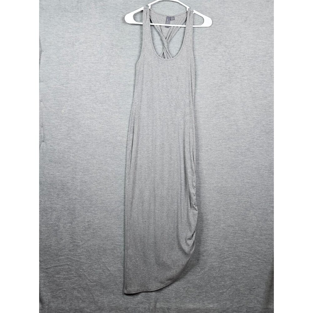Sweaty Betty Weekend Twist Back Gray Sleeveless Knit Sleeveless Dress Sz XS